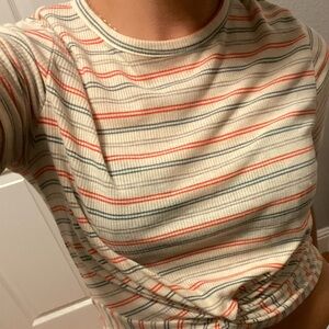 Cute and colorful crop top perfect for summer or fall
